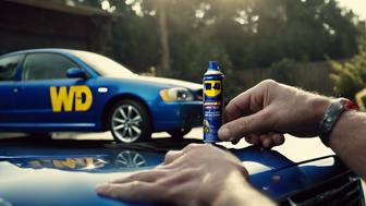 Aufkleber Auto entfernen mit WD40: So geht's einfach und rückstandslos