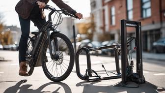 E-Bike Tiefeinsteiger auf Fahrradträger befestigen: Sicher und einfach transportieren