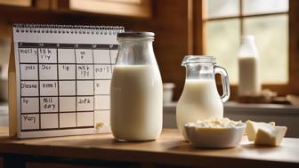 Wie lange ist geöffnete Milch haltbar? Tipps zur Lagerung und Haltbarkeit